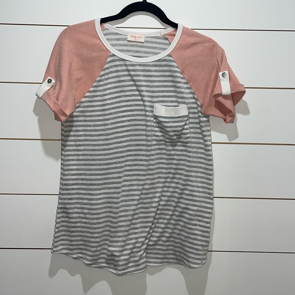 Womens Sz small blouse-t-shirt by Hailey and Co. Cute and extra soft!